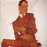 Egon Schiele Portrait of the Art Critic Arthur Roessler Spain oil painting artist